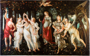 Quadro Primavera di Botticelli