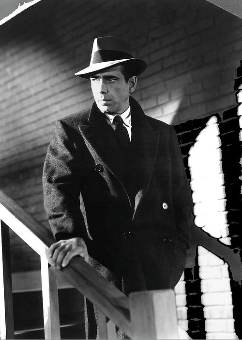 Humphrey Bogart nei panni del detective privato Sam Spade