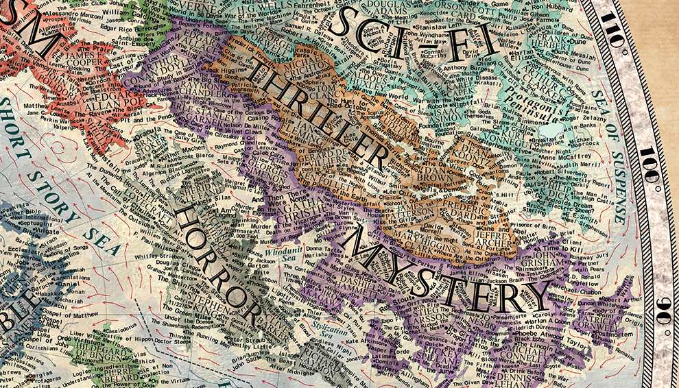Mappa della letteratura thriller