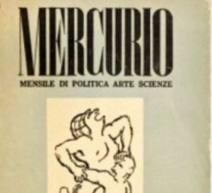 mercurio rivista letteraria, copertina