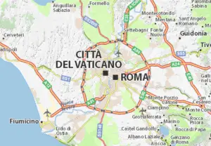 mappa città del vaticano