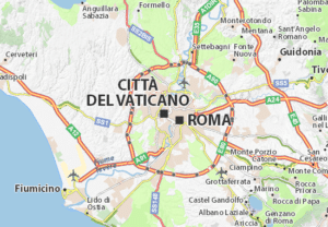 mappa città del vaticano