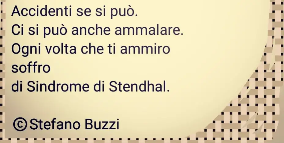 Stefano Buzzi, poesie in cornice