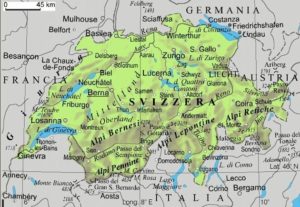 Svizzera mappa