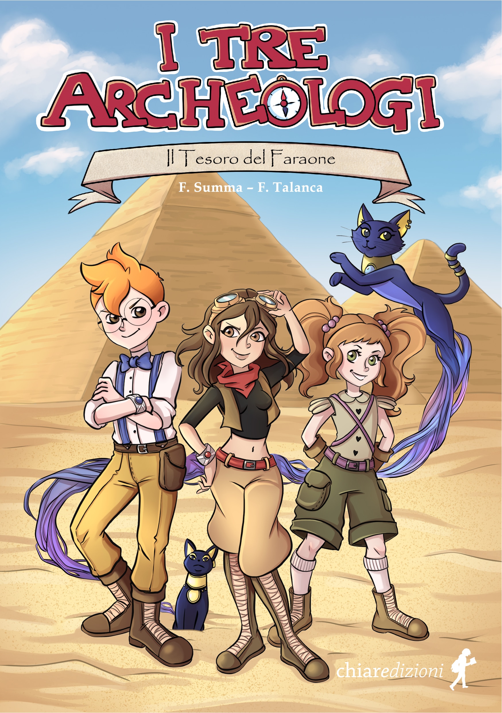 i tre archeologi e il tesoro del faraone