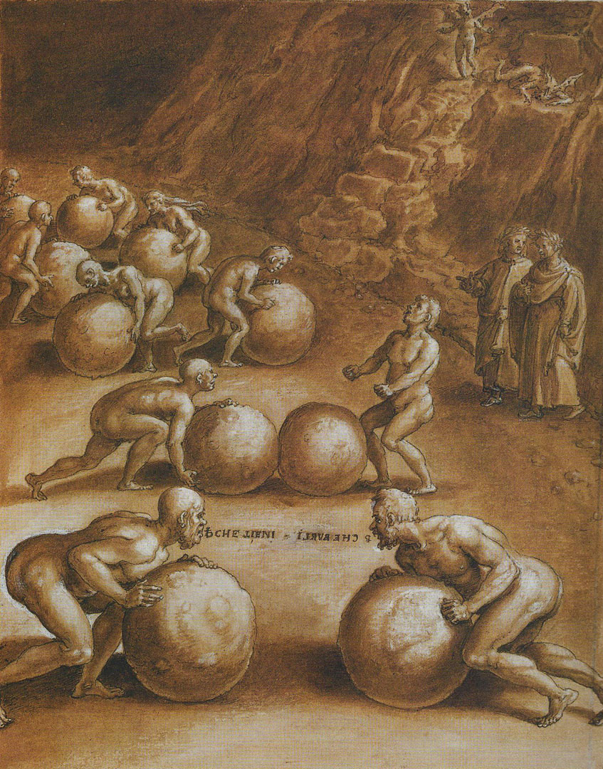 Dante Canto VII della Divina Commedia