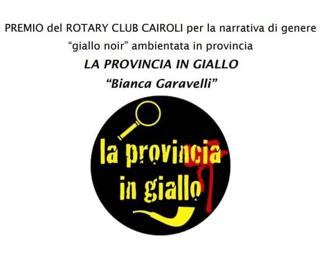 Premio Letterario La Provincia In Giallo "Bianca Garavelli"