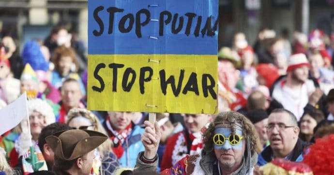 contro la guerra in ucraina