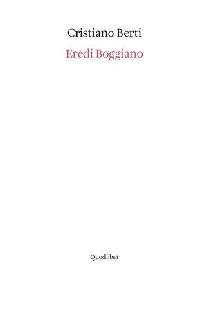 eredi boggiano cristiano berti quodlibet