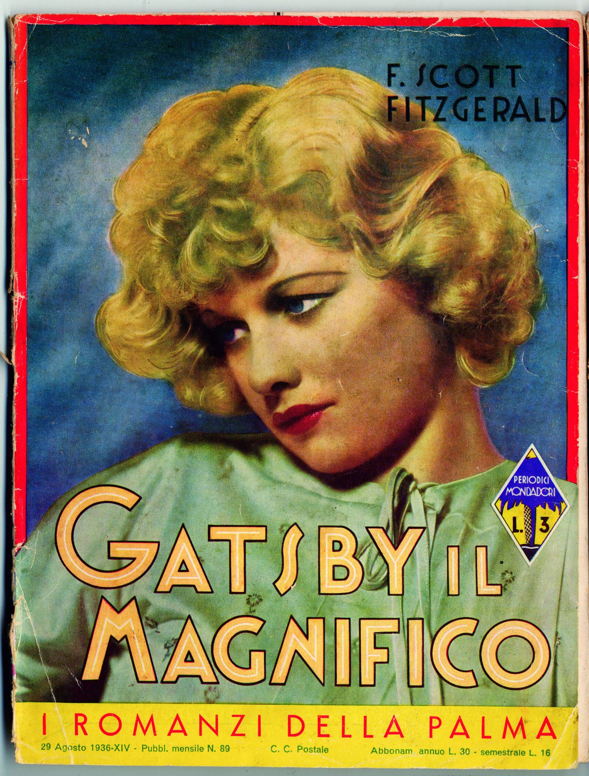Edizione italiana storica de Il grande Gatsby