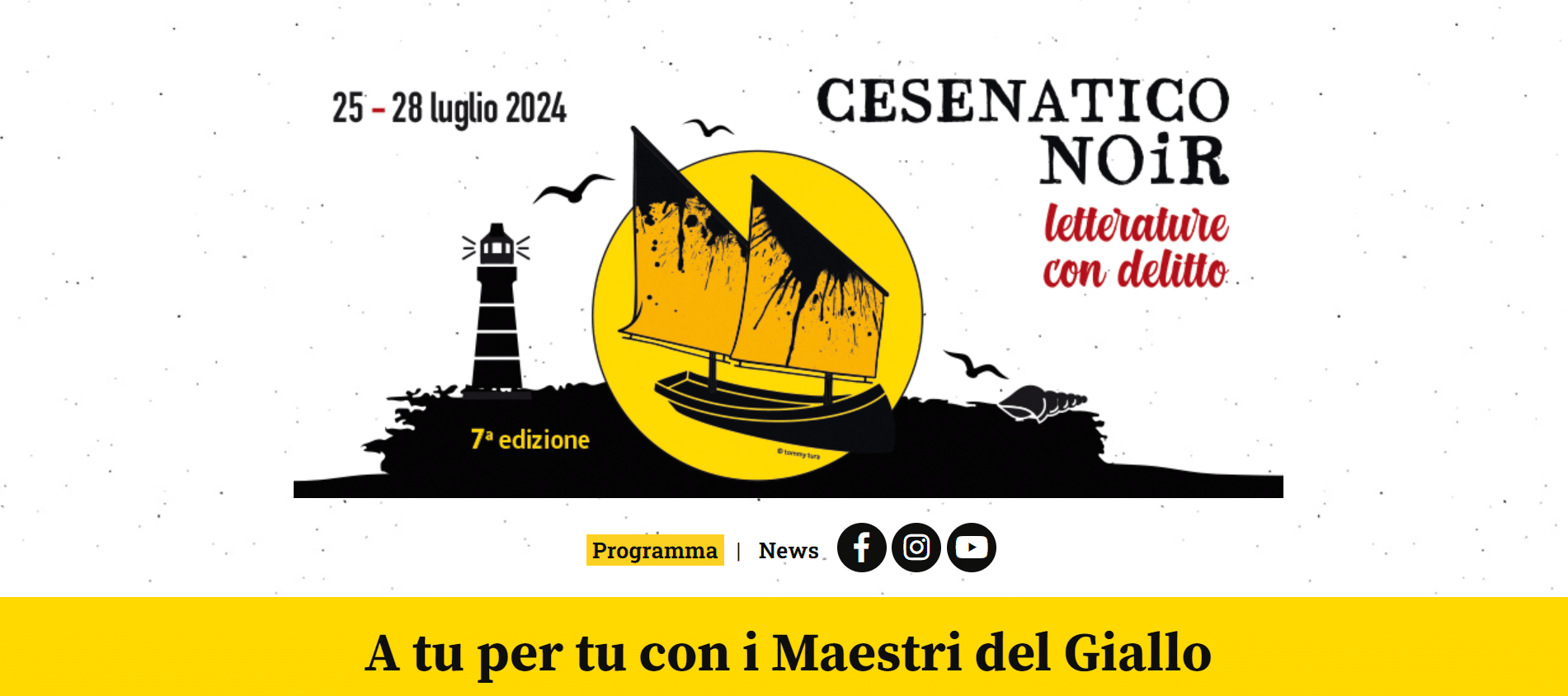 Cesenatico Noir: Il festival del giallo che anima l’estate