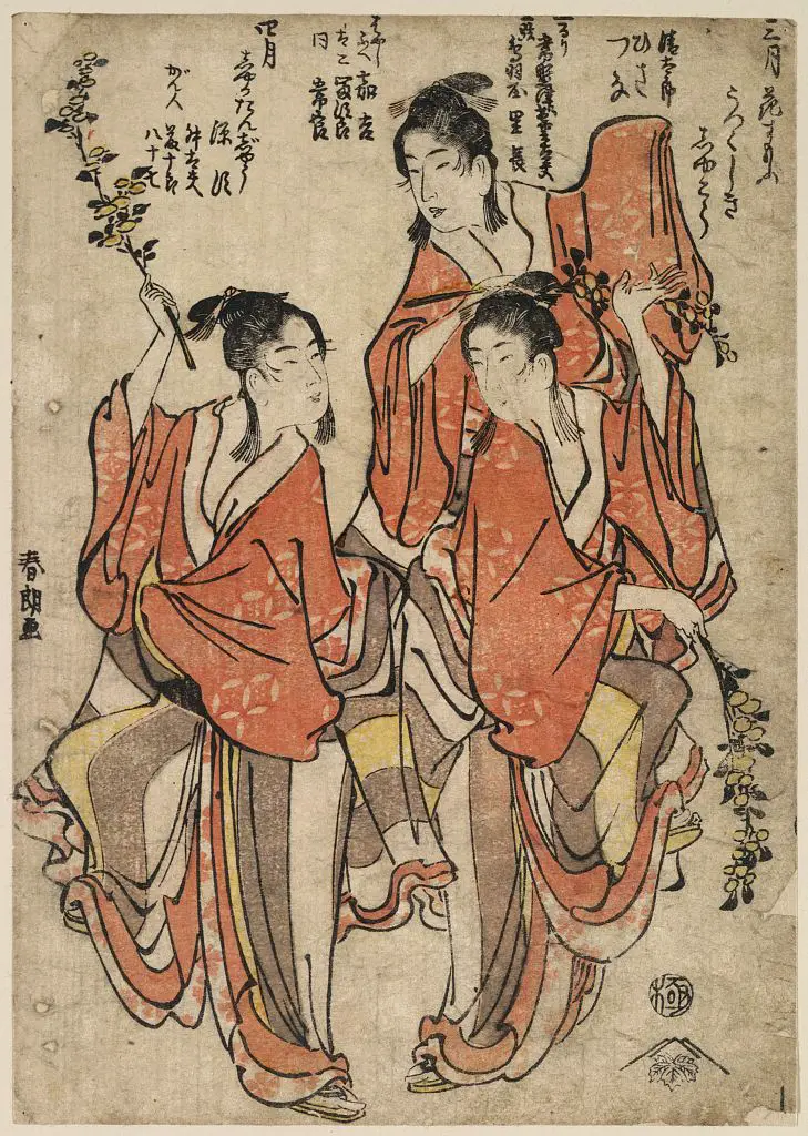 Danza obon Hokusai