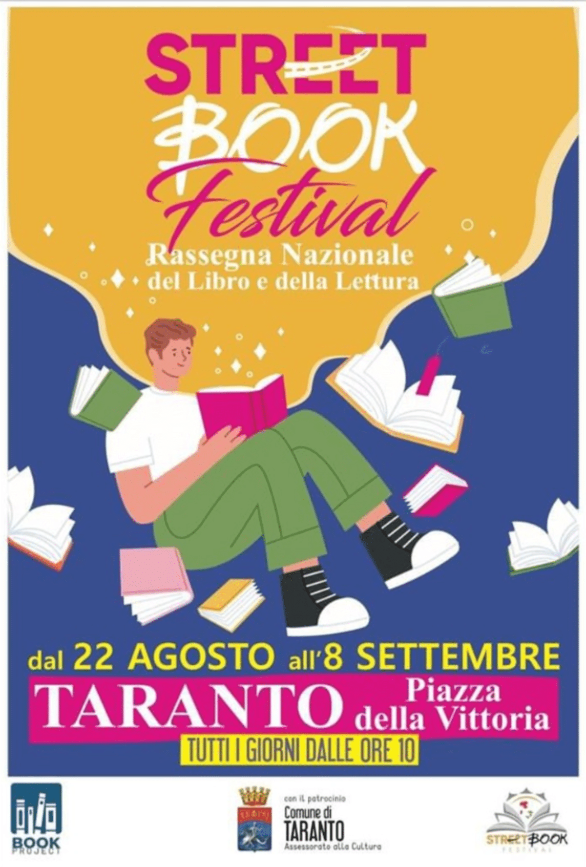 Al via lo Street Book Festival: storie e cultura invadono le piazze