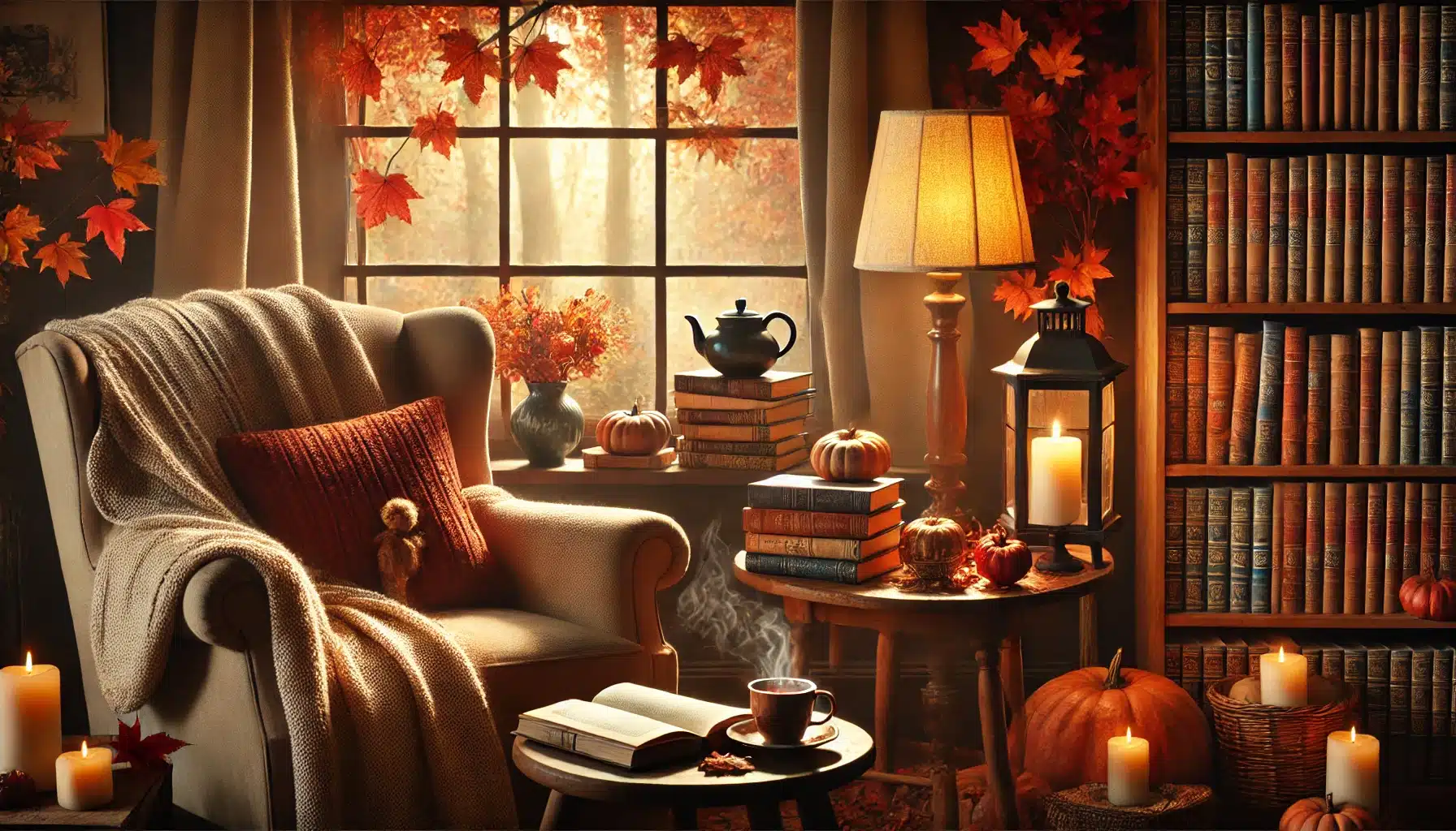 Come creare l’angolo di lettura autunnale perfetto