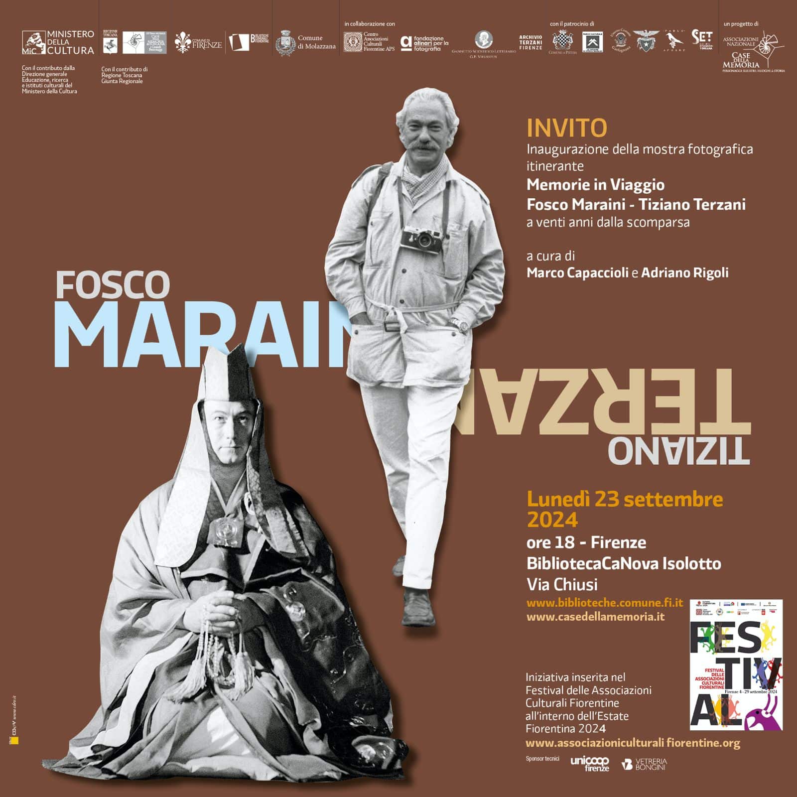Mostra Memorie in viaggio, dedicata a Fosco Maraini e Tiziano Terzani