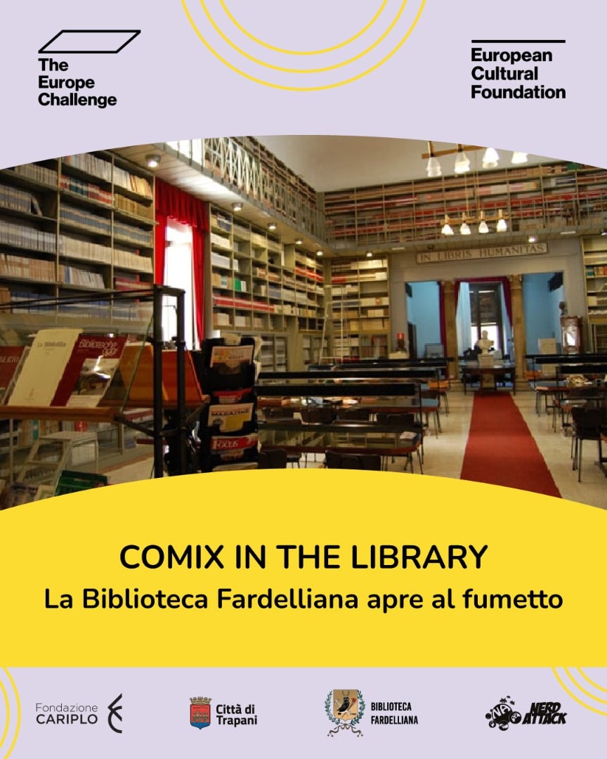 Trapani, la Biblioteca Fardelliana apre al fumetto con Comix in the Library grazie a Nerd Attack ETS