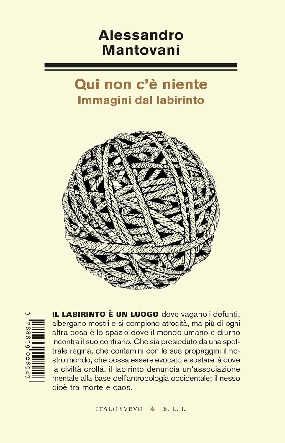 Novità in libreria: Qui non c’è niente. Immagini dal labirinto di Alessandro Mantovani