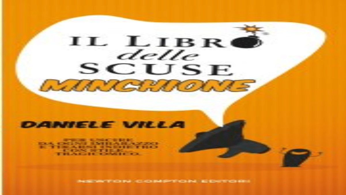 Novità in libreria: Il libro delle scuse minchione di Daniele Villa