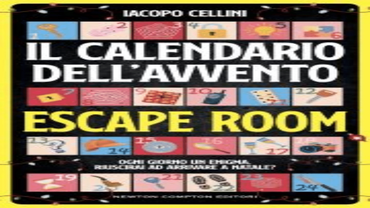 Novità in libreria: Escape Room. Il calendario dell’Avvento di Iacopo Cellini