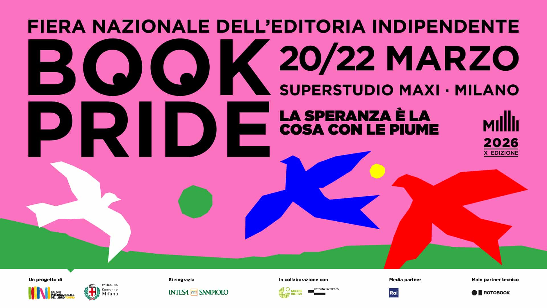 Book Pride 2026: la Fiera Nazionale dell’Editoria Indipendente