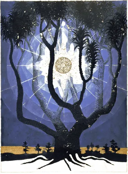 jung libro rosso illustrazione