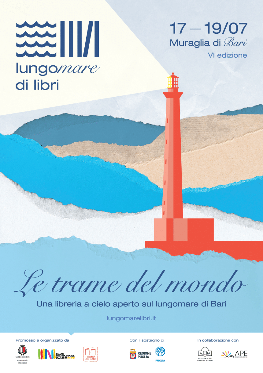 Lungomare di Libri 2026 a Bari: date, luoghi e tema della sesta edizione