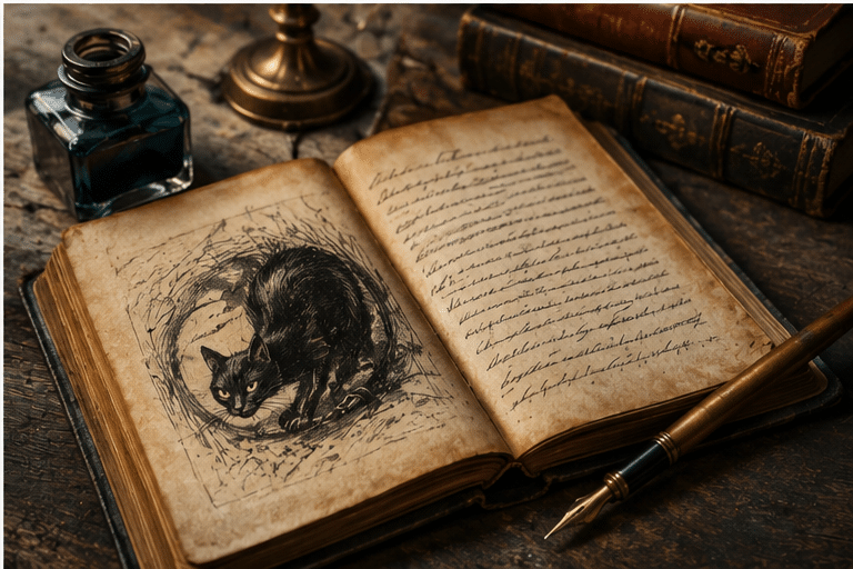 il potere del gatto nero funart
