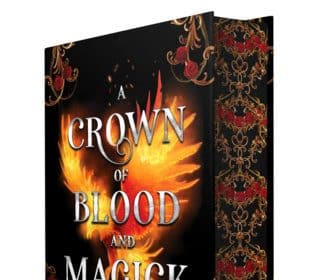 A Crown of Blood and Magick di Amy de la Force, copertina