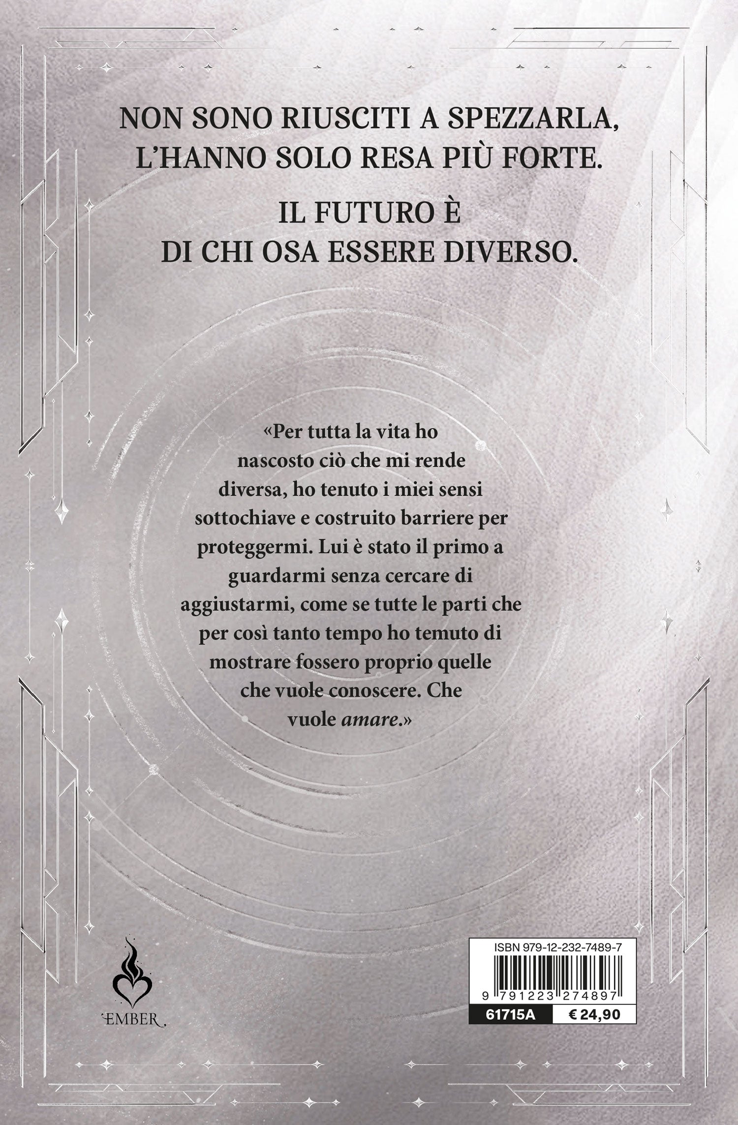 Anomaly di Eleonora Gaggero, retro copertina Giunti 2026