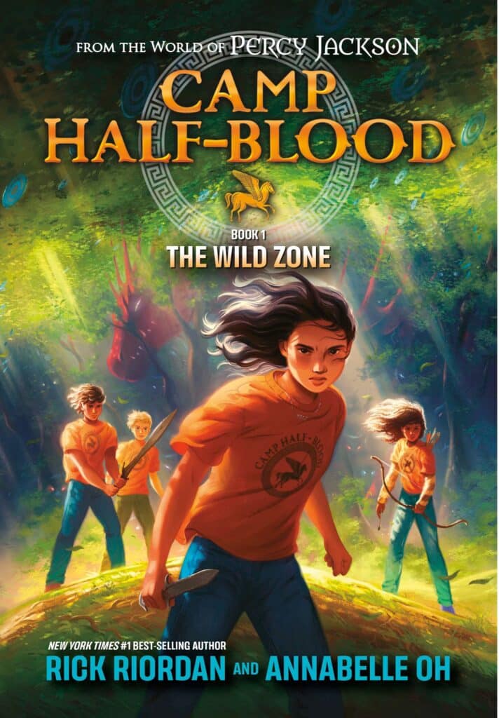 Copertina di Campo Mezzosangue La zona selvaggia di Rick Riordan e Annabelle Oh