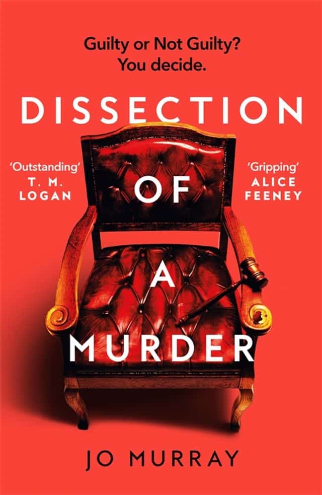 Dissection of a Murder di Jo Murray, copertina originale