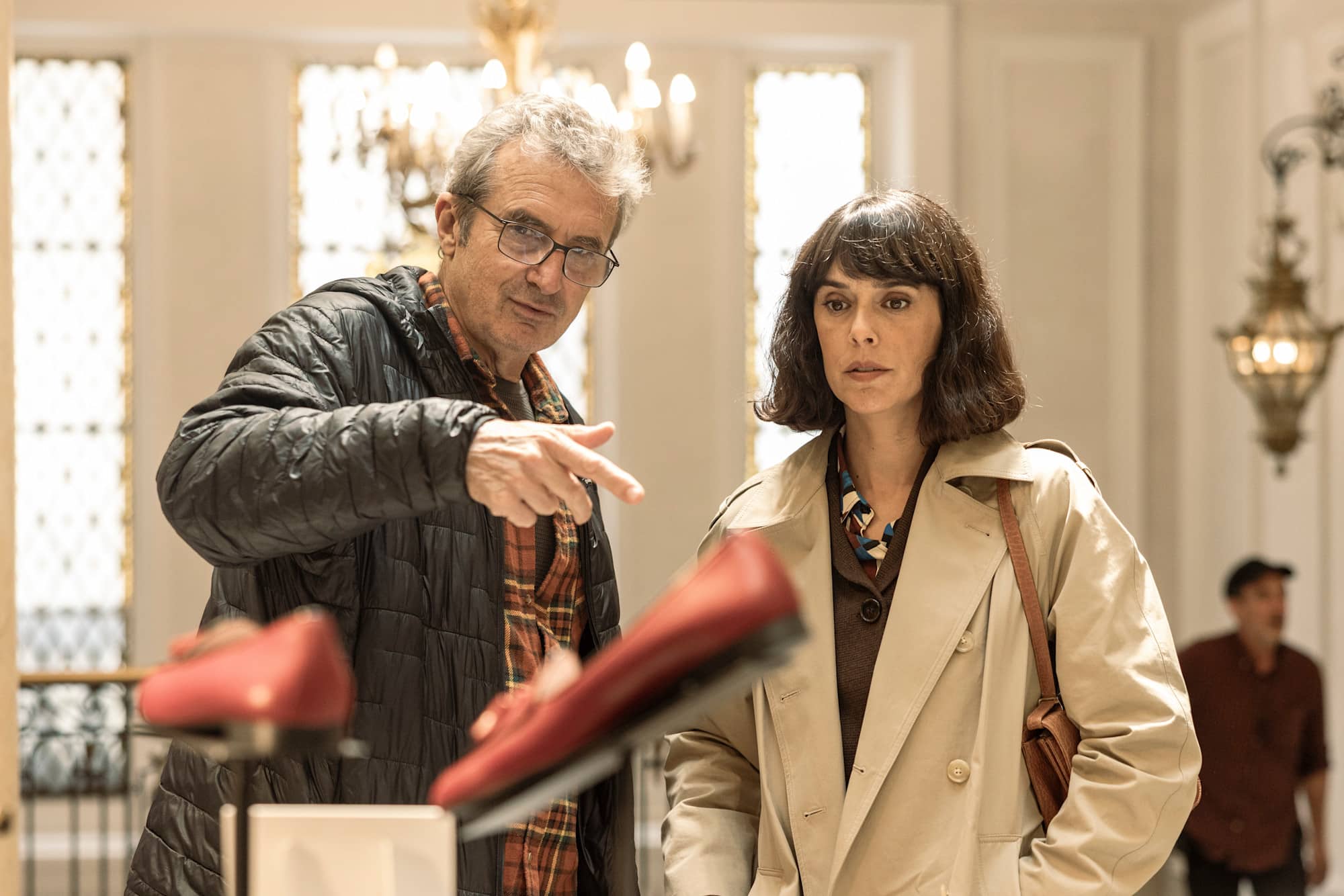 Belén Cuesta sul set di El niño, film tratto dal romanzo di Fernando Aramburu