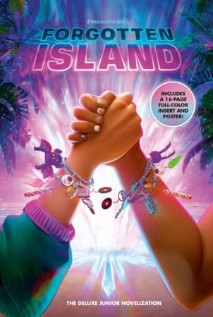 Forgotten Island The Deluxe Junior Novelization, copertina del libro DreamWorks 2026