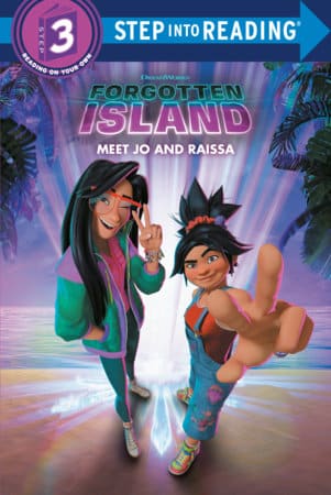 Forgotten Island Meet Jo and Raissa, libro Step into Reading DreamWorks 2026