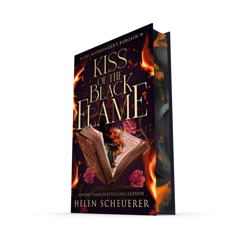 Copertina di Kiss of the Black Flame di Helen Scheuerer