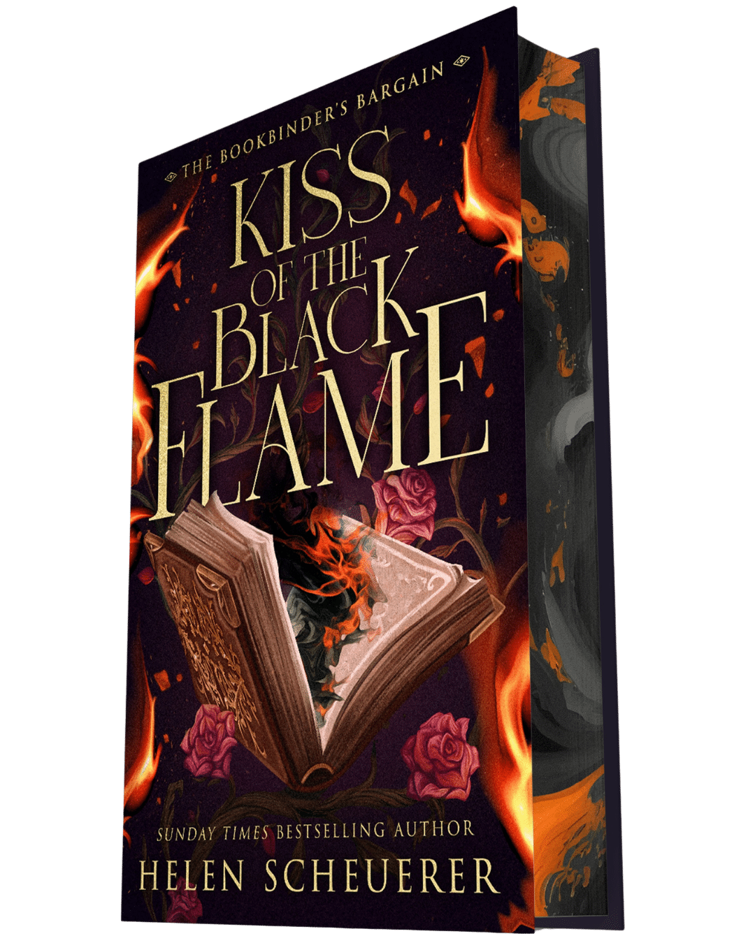 Edizione speciale di Kiss of the Black Flame di Helen Scheuerer
