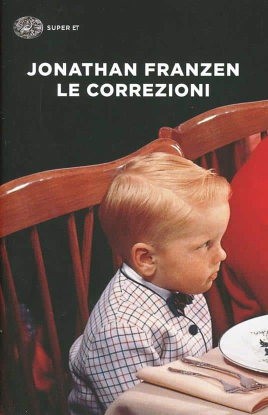 Copertina italiana di Le correzioni di Jonathan Franzen, edizione Einaudi