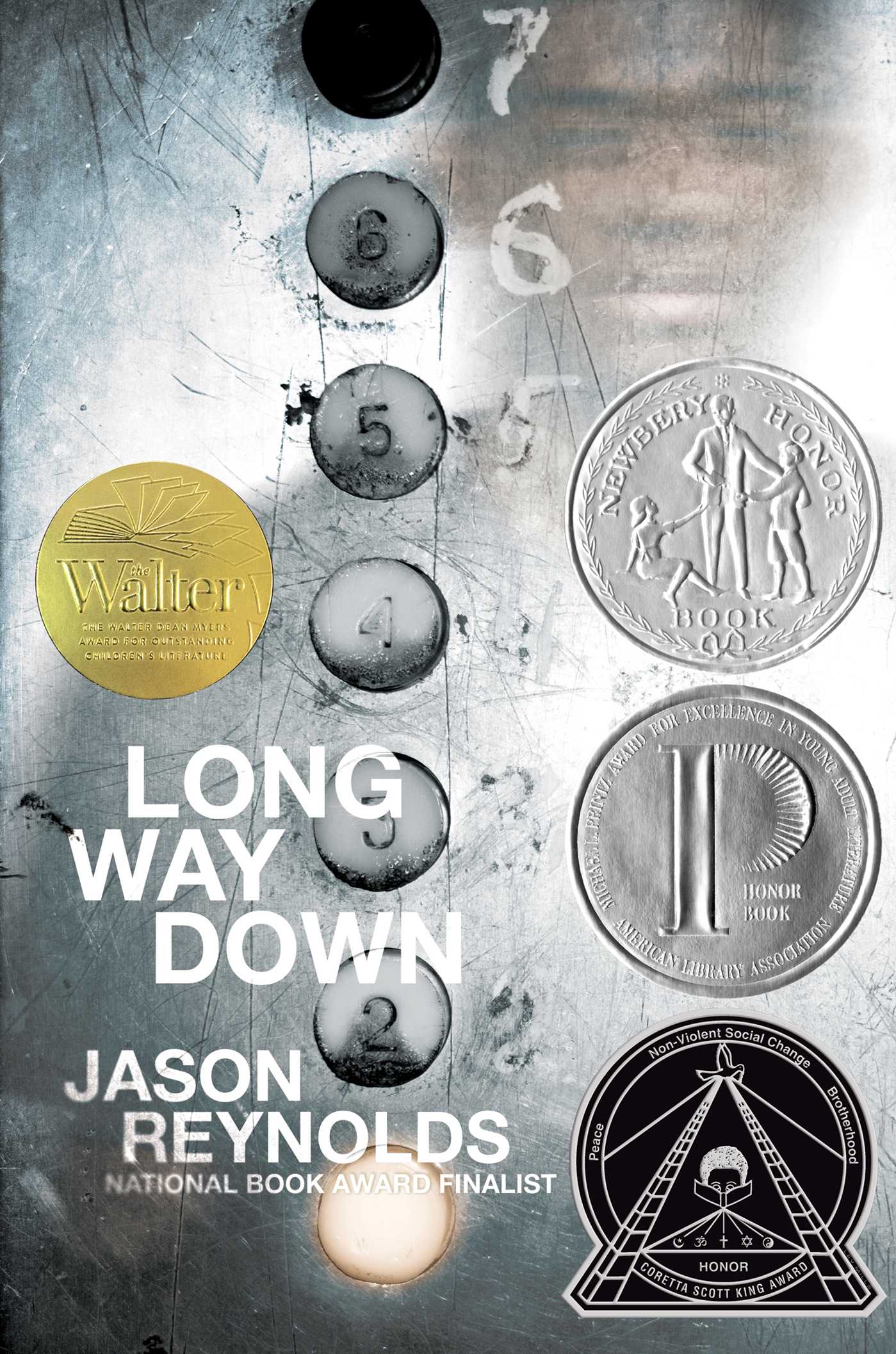 Copertina di Long Way Down di Jason Reynolds