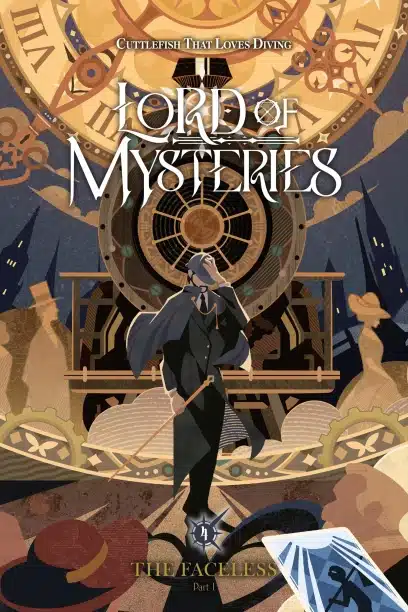 Lord of Mysteries volume 4 The Faceless Part I copertina Yen Press