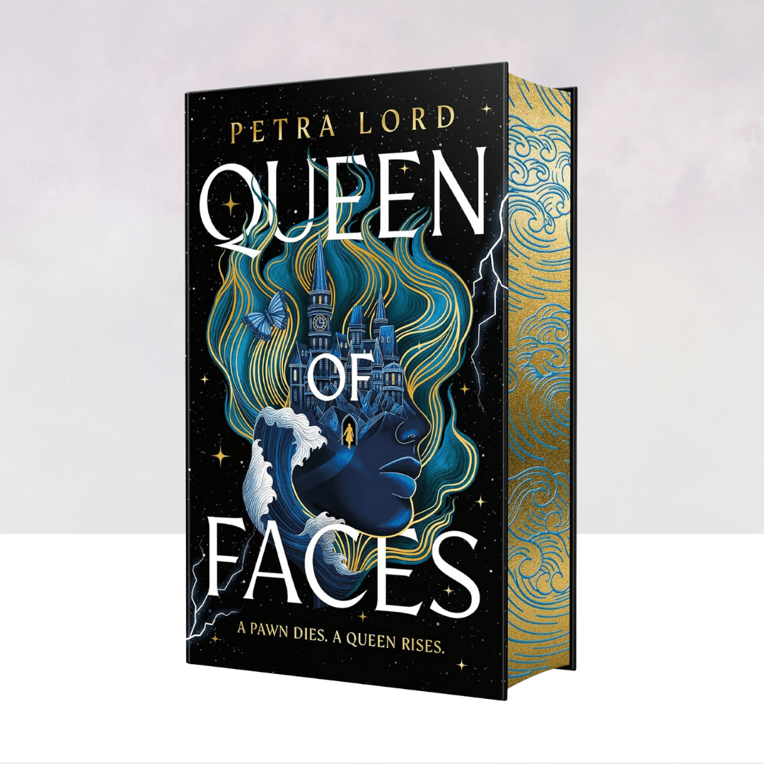 Copertina inglese di Queen of Faces di Petra Lord