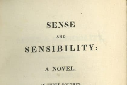 Ragione e sentimento di Jane Austen, frontespizio della prima edizione del 1811