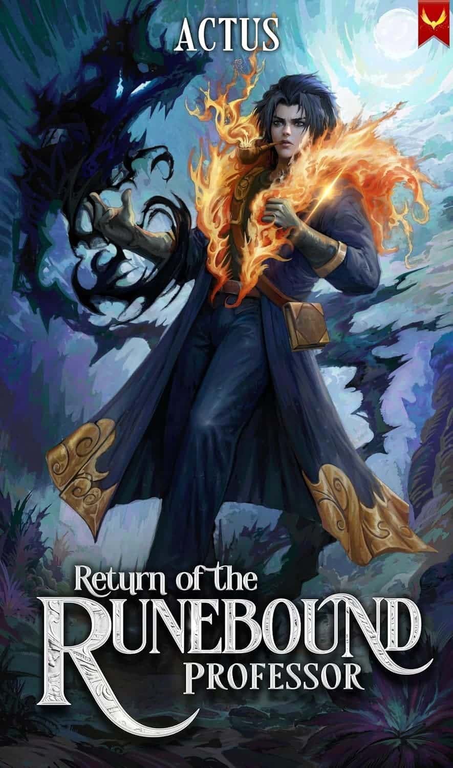Return of the Runebound Professor Book 1 di Actus, copertina Aethon Books
