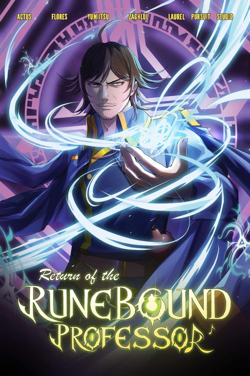 Return of the Runebound Professor Vol. 1 graphic novel, copertina Vault Comics 2026