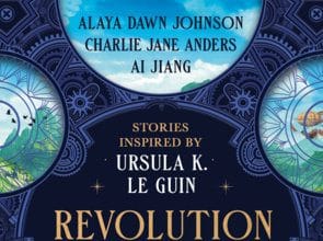 Copertina di Revolution in the Heart, antologia ispirata a Ursula K. Le Guin