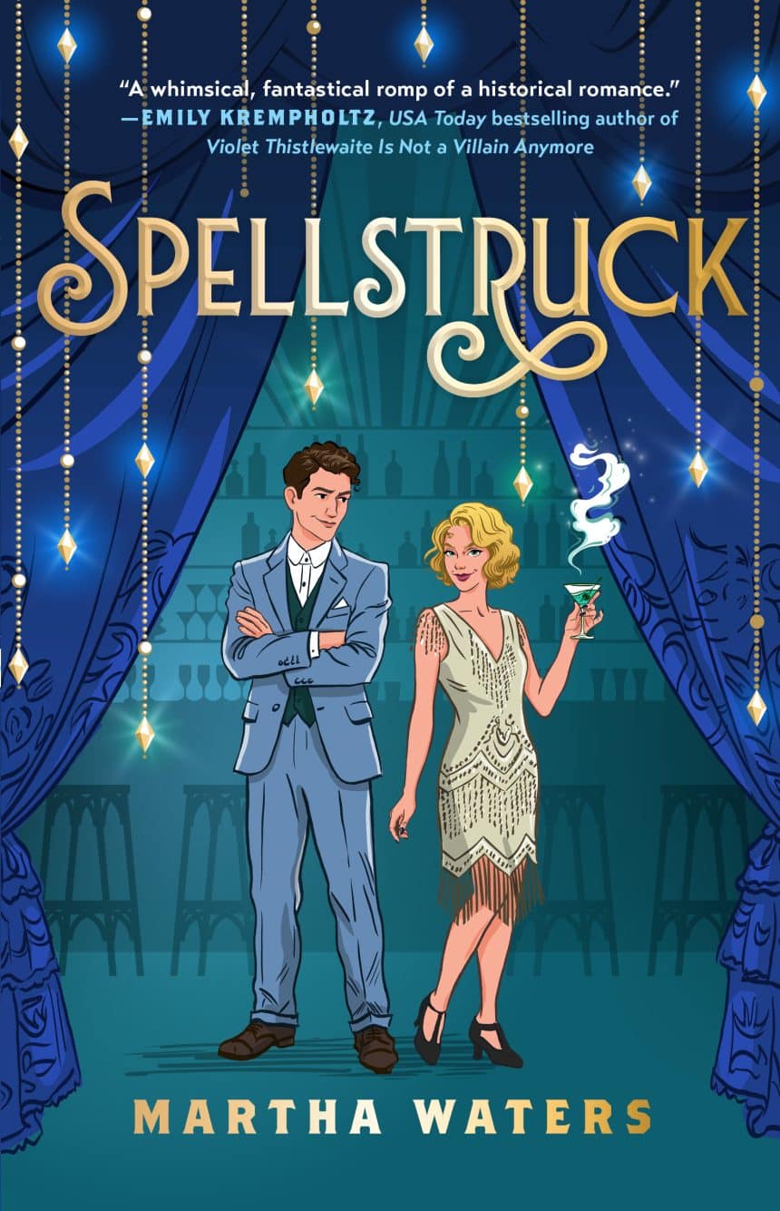 Spellstruck di Martha Waters, copertina del romanzo Atria Books 2026