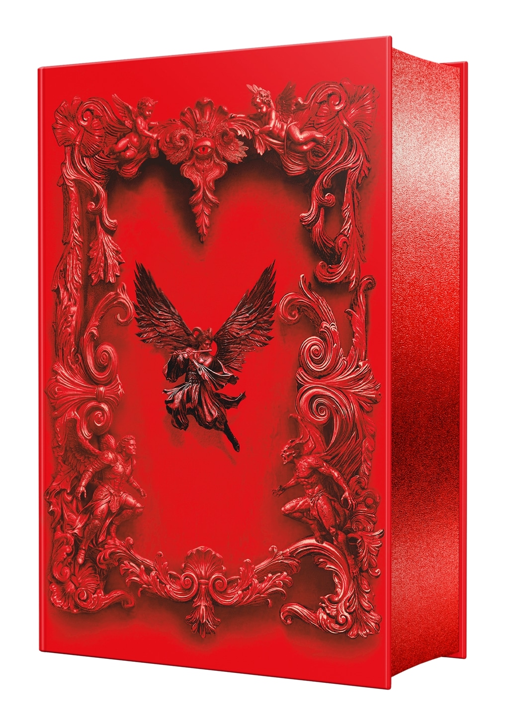 Custodia rossa dell'edizione deluxe di The Wretched Divine