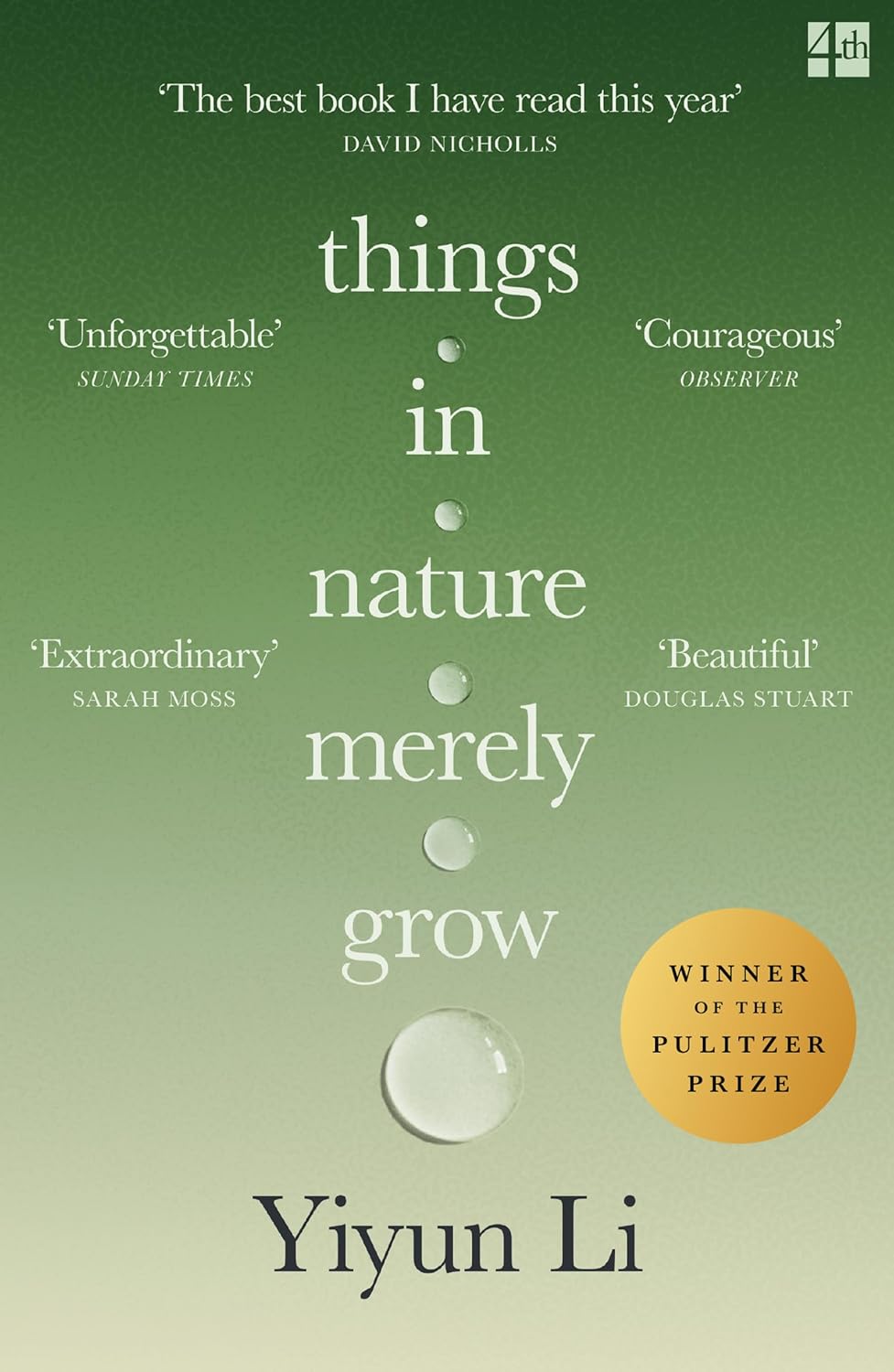 Things in Nature Merely Grow di Yiyun Li, edizione originale