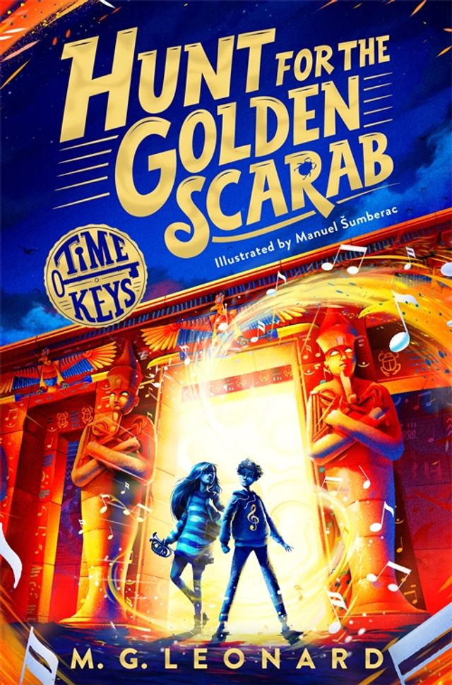 Hunt for the Golden Scarab di M. G. Leonard, primo libro della serie Time Keys