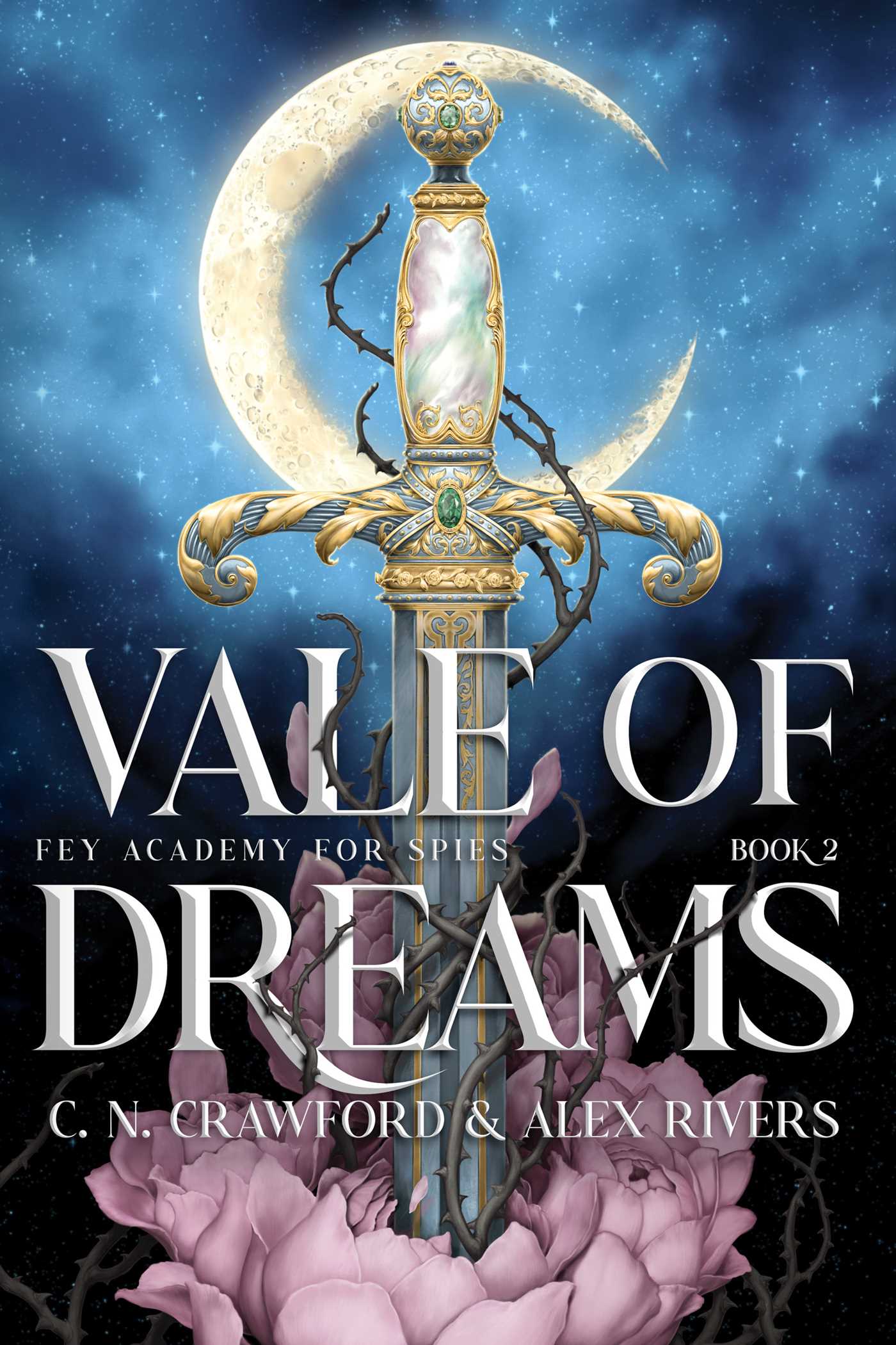 Copertina di Vale of Dreams, secondo libro di Fey Academy for Spies