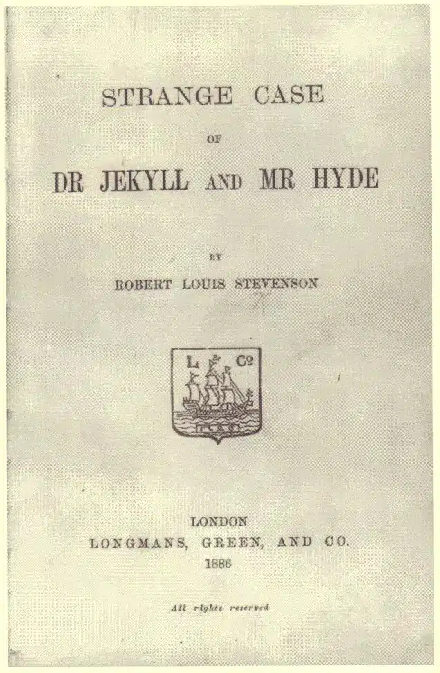 Frontespizio della prima edizione londinese di Strange Case of Dr Jekyll and Mr Hyde